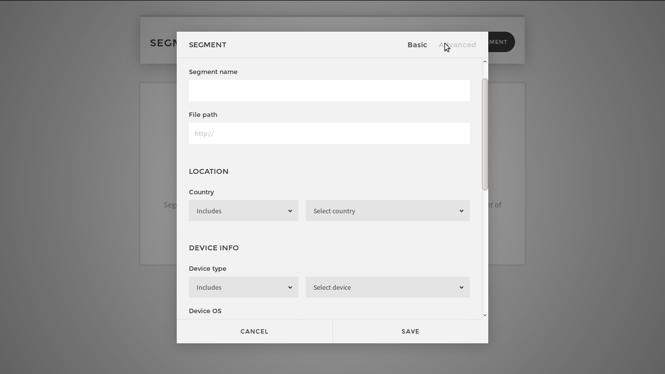 Segmentation module